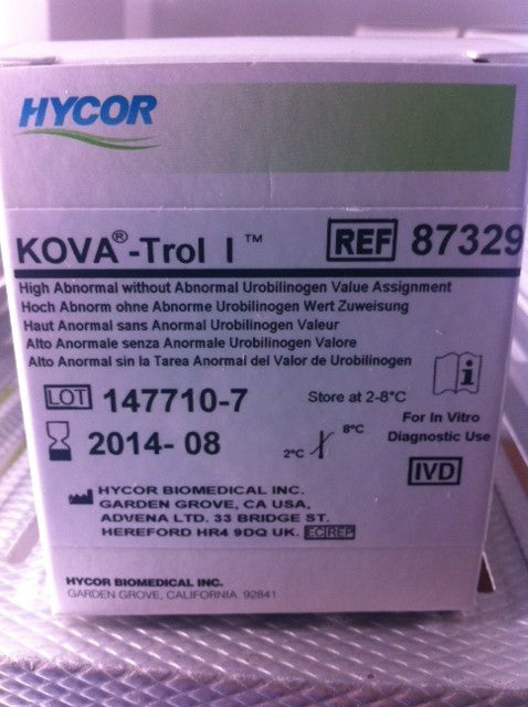 Kova-Troll, KOVA-TROL-1, #87329, HI-ABNORMAL, HYCOR